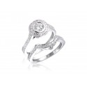 18ct White Gold 1.25ct Diamonds Bridal Set