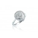 18ct White Gold ring with 0.75ct Diamonds
