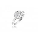 18ct White Gold ring with 1.00ct Diamonds. 