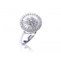 18ct White Gold ring with 1.20ct Diamonds.
