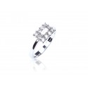 18ct White Gold ring with 0.50ct Diamonds. 