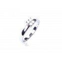 18ct White Gold ring with 0.25ct Diamonds. 