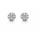 18ct White Gold &  0.90ct Diamonds Stud Earrings