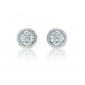 18ct White Gold Stud Earrings  with 1.00ct Diamonds.