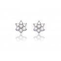 18ct White Gold Stud Earrings with 1.00ct Diamonds. 