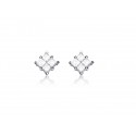 18ct White Gold Stud Earrings with 1.00ct Diamonds. 