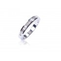 18ct White Gold Eternity Ring with 0.50ct Diamonds.