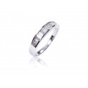 18ct White Gold Eternity Ring with 0.50ct Diamonds.