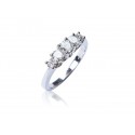 18ct White Gold Eternity Ring with 1.00ct Diamonds.