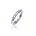 18ct White Gold Eternity Ring with 1.00ct Diamonds.