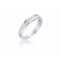 18ct White Gold Eternity Ring with 0.50ct Diamonds.