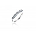 18ct White Gold Eternity Ring with 0.50ct Diamonds.