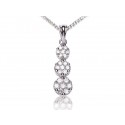 18ct White Gold Pendant with 1.00ct Diamonds. 