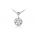 18ct White Gold Pendant with 1.00ct Diamonds. 