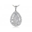 18ct White Gold Pendant with 2.00ct Diamonds. 