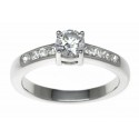 18ct White Gold 0.45ct Diamonds Solitaire Engagement Ring