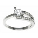 18ct White Gold 0.75ct Diamonds Solitaire Engagement Ring