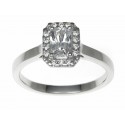 18ct White Gold 1.11ct Diamonds Solitaire Engagement Ring