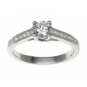 18ct White Gold 1.07ct Diamonds Solitaire Engagement Ring