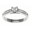 18ct White Gold 0.92ct Diamonds Solitaire Engagement Ring