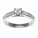 18ct White Gold 1.53ct Diamonds Solitaire Engagement Ring