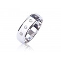 18ct White Gold & 0.30ct Diamonds Wedding Ring