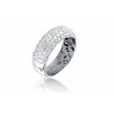 18ct White Gold & 1.00ct Diamonds Wedding Ring