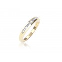 9ct Yellow Gold Eternity Ring with 0.25ct Diamonds.
