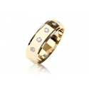 9ct Yellow Gold & 0.30ct Diamonds Wedding Ring