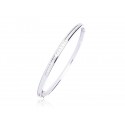 9ct White Gold & 1.00ct Diamonds Bangle