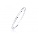 9ct White Gold & 0.50ct Diamonds Bangle