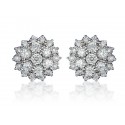 9ct White Gold 2.00ct Diamond Stud Earrings