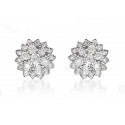 9ct White Gold 1.00ct Diamond Stud Earrings