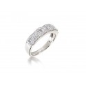 9ct White Gold Eternity Ring with 0.25ct Diamonds.