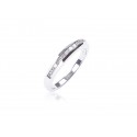 9ct White Gold Eternity Ring with 0.25ct Diamonds. 