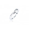 9ct White Gold Eternity Ring with 0.15ct Diamonds.