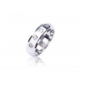 9ct White Gold & 0.25ct Diamonds Wedding Ring