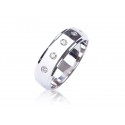 9ct White Gold & 0.30ct Diamonds Wedding Ring