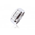 9ct White Gold & 0.50ct Diamonds Wedding Ring