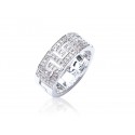 9ct White Gold & 0.22ct Diamonds Wedding Ring