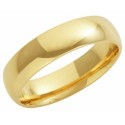 9ct Yellow Gold 5mm Court Wedding Band 7.5gms