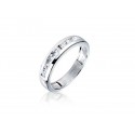 Platinum Eternity Ring with 0.50ct Diamonds.