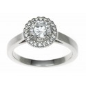 Platinum 0.44ct Diamonds Solitaire Engagement Ring
