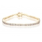 18ct Yellow Gold & 6.00ct Diamonds Bracelet