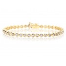 18ct Yellow Gold & 4.00ct Diamonds Bracelet