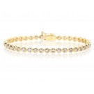 18ct Yellow Gold & 4.00ct Diamonds Bracelet