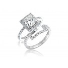 18ct White Gold 1.75ct Diamonds Bridal Set