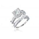 18ct White Gold 1.90ct Diamonds Bridal Set