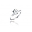 18ct White Gold 1.50ct Diamond Solitaire Engagement Ring
