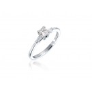 18ct White Gold 0.40ct Diamond Solitaire Engagement Ring